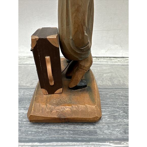 Vintage ANRI Italy Carved Wood Music Box Bar Set Corkscrew Bottle Opener {L} - Picture 14 of 16